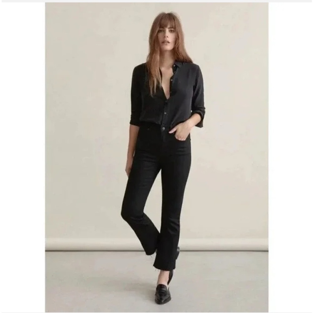 Everlane Raw Hem Kick Crop Jeans Size 27R